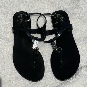 Coach thong jelly sandals